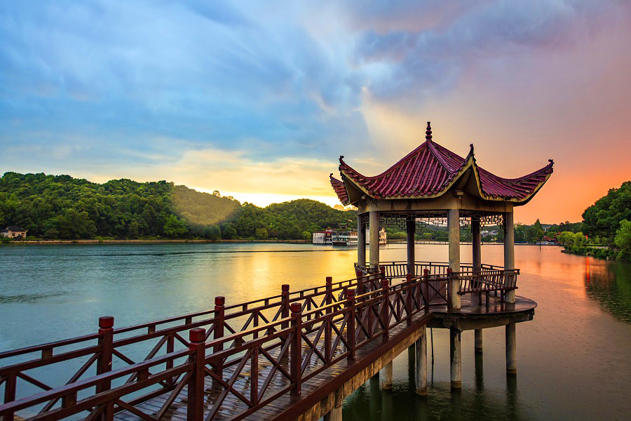 常德石门:夕阳无限好 最美晚霞红-新湖南