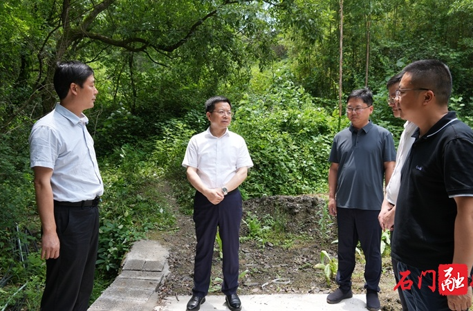 吴兴国赴子良镇督导农村安全饮水和生态环境保护工作