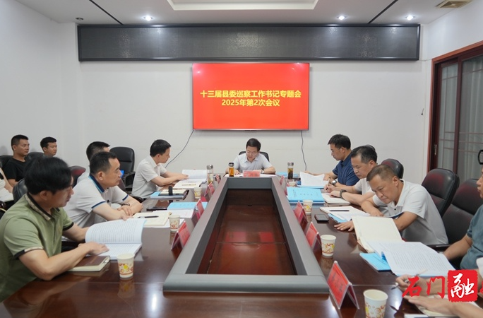 吳興國(guó)主持十三屆縣委巡察工作書記專題會(huì)2025年第2次會(huì)議