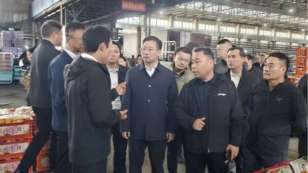 李长春带队赴新疆开展柑橘推介及外贸出口工作